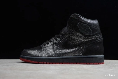 JORDAN 1 OG DC7071-001 BLACK RETRO AIR HIGH RED GYM 1126